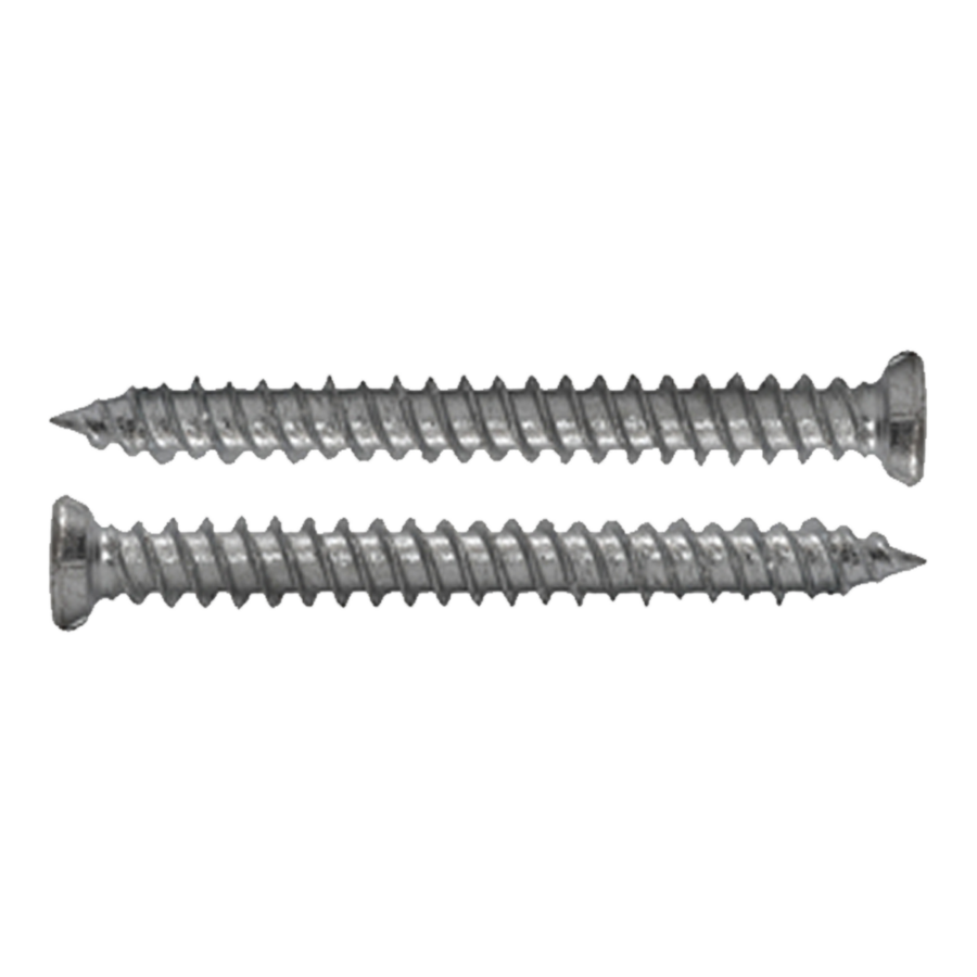 Kozijnschroeven Cilinderkop verzinkt 7.5 x 132 mm - 100 Stuks