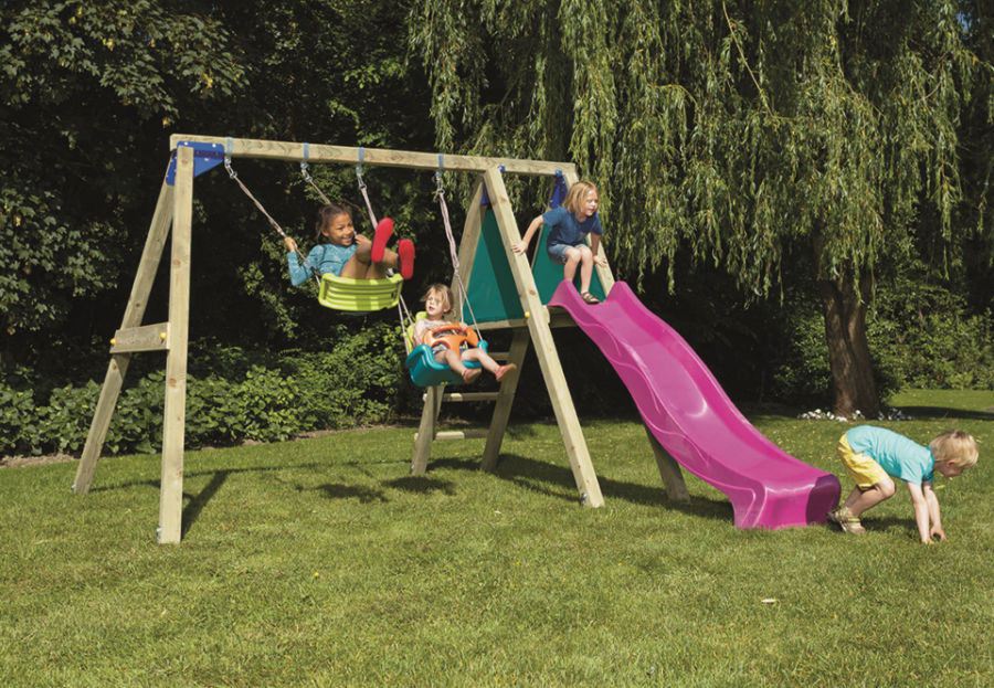 Houtpakket Deckswing met palen 8.8x8.8cm