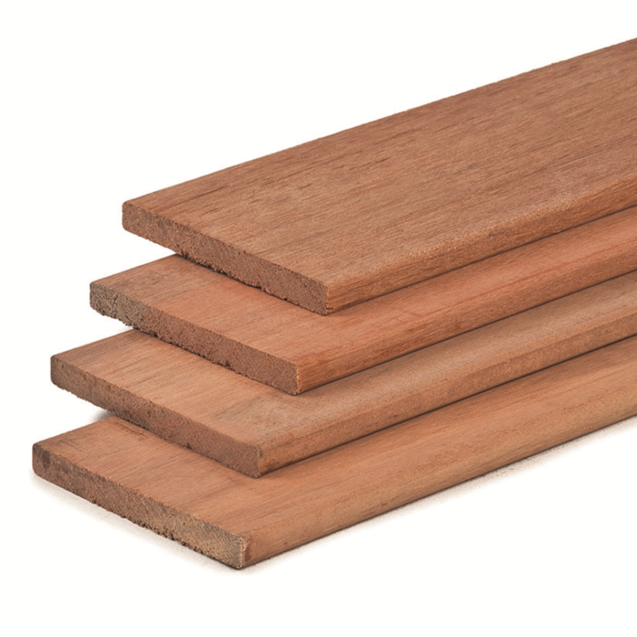Plank hardhout 1.5x14.0x395cm