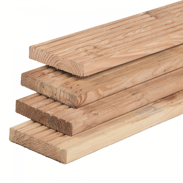 Vlonderplank lariks/douglas 2.8x14.5x500cm