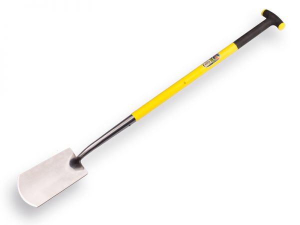 Spade ATLAS DIAMANT GEPOLIJST,  met Fiberglas T-steel.  Totale lengte 125 cm