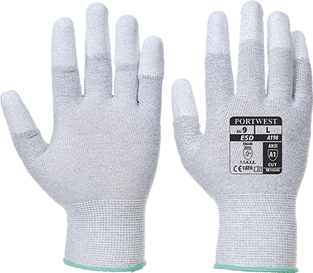 Antistatische PU Vingertop-Handschoen, Portwest A198