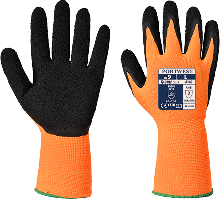 Hi-Vis Grip Handschoen - Latex, Portwest A340