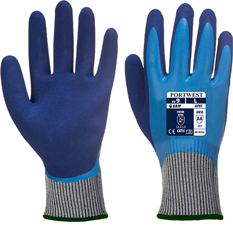 Vloeistofdichte High Risk Snijbestendige Handschoen, Portwest AP81