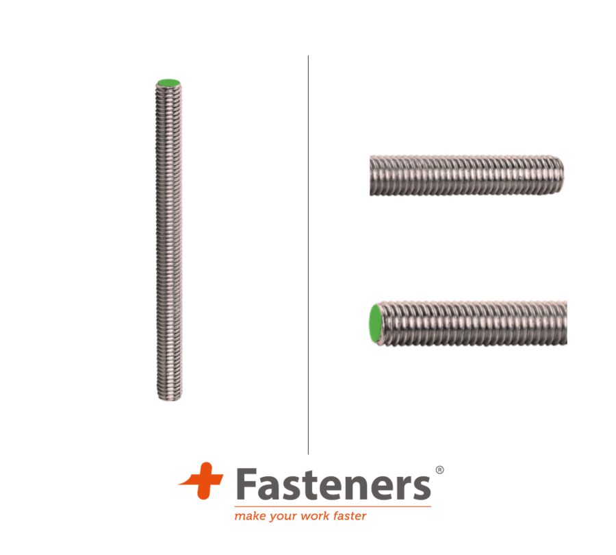 +Fasteners® Draadeinde DIN 976 M 4x1000 A2 /St