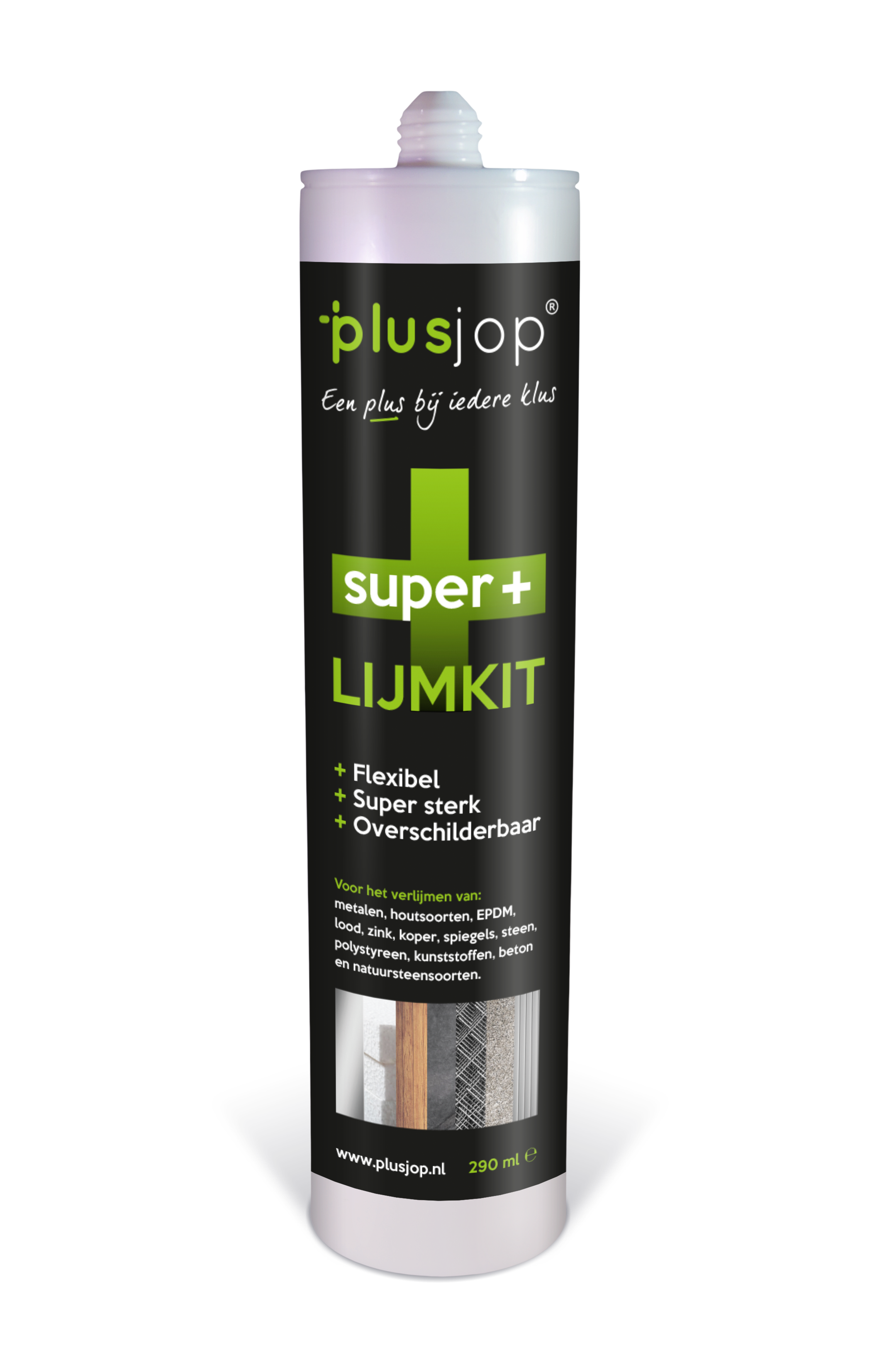 Plusjop® Super+ Lijmkit 290ml, Box 120 | PlusJop.nl