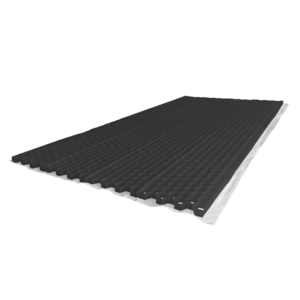 Grindmat 120 x 80 cm zwart, grindplaat zwart, Plusjop,